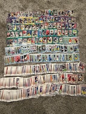 Lot of 665 2025 Panini Donruss football cards with rookies & inserts